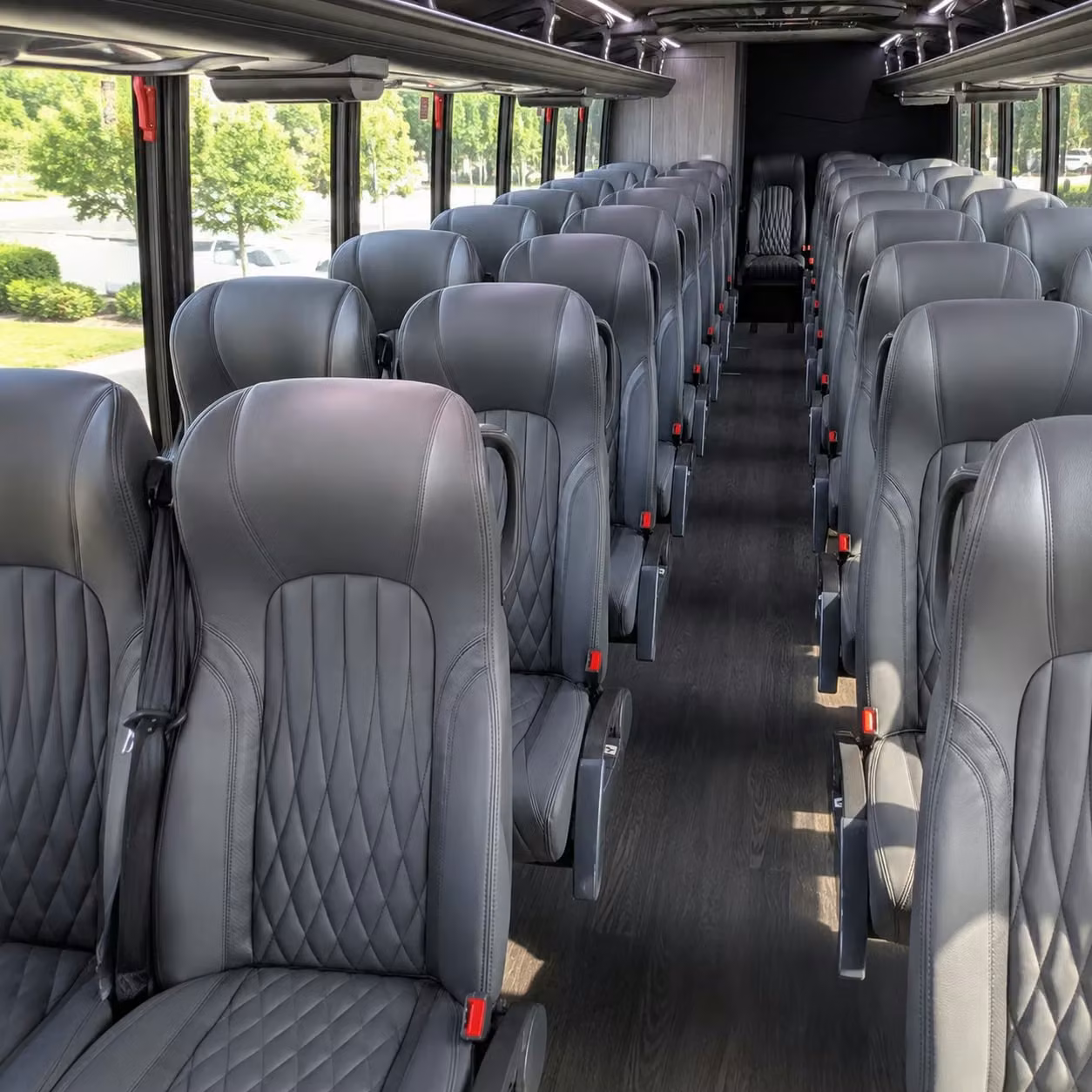 28 passenger minibus interior