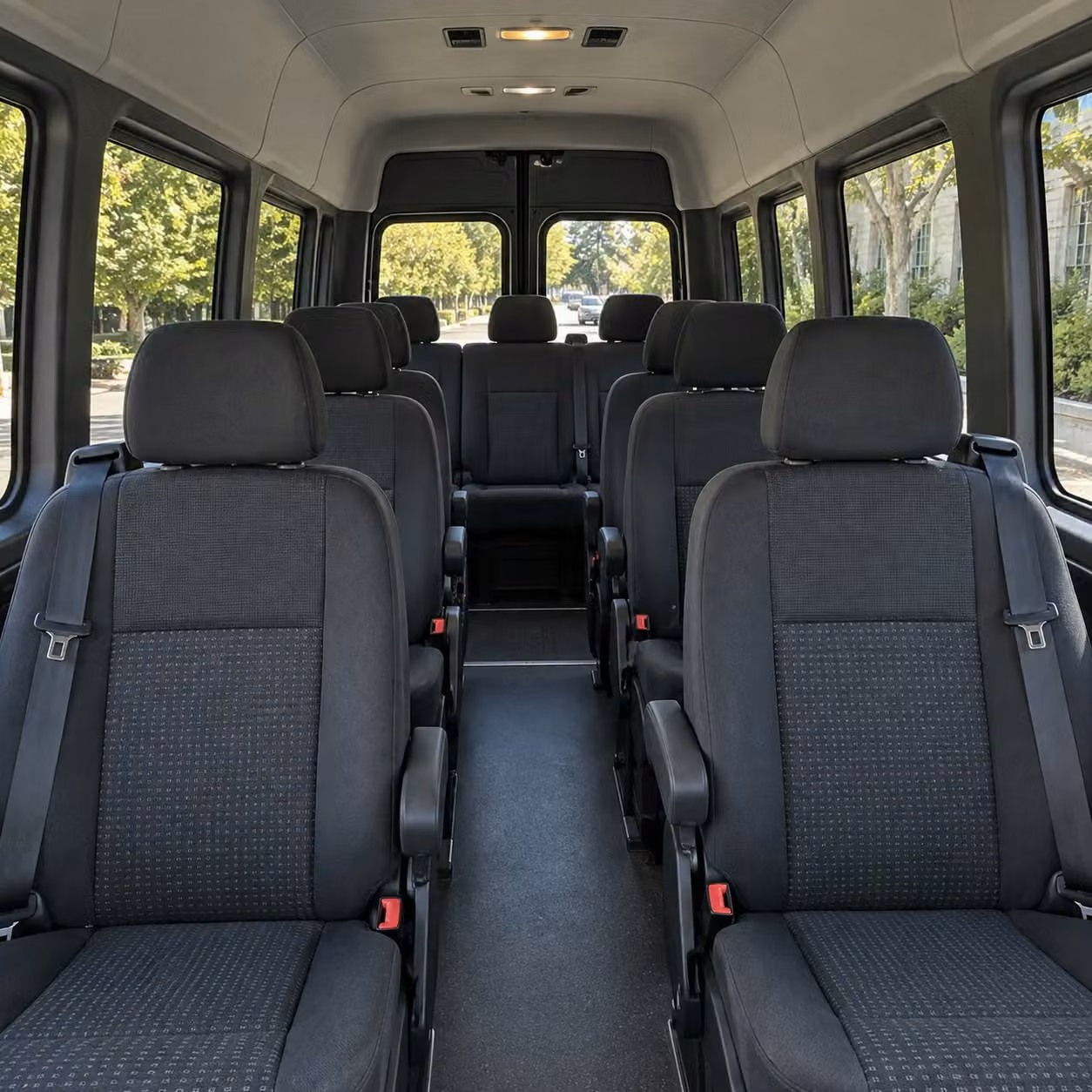 sprinter van with driver interior